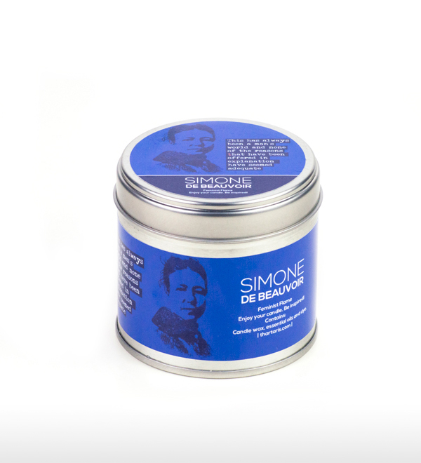 Thart Aris - Feminist Flame Candles - Simone de Beauvoir