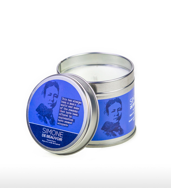 Thart Aris - Feminist Flame Candles - Simone de Beauvoir
